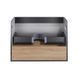 Тумба подвесная Qtap Robin 800х580х437 Graphite/Whitish oak QT1374TPВ8002GWO SD00045862 фото 5