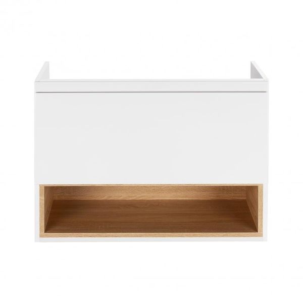 Тумба підвісна Qtap Robin 800х580х437 White/Whitish oak QT1374TPВ8001WWO SD00045859 фото
