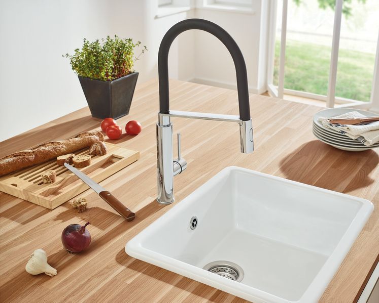 Смеситель для кухни с гибким изливом Grohe Concetto new 31491000 31491000 фото