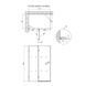 Душова кабіна Qtap Capricorn BLA10128RC6 120x80 см, скло Clear 6 мм, покриття CalcLess без піддон SD00045262 фото 8
