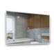 Зеркало StudioGlass SEVAN с фоновой прямоугольной подсветкой с матовой рамкой 110053 фото 2