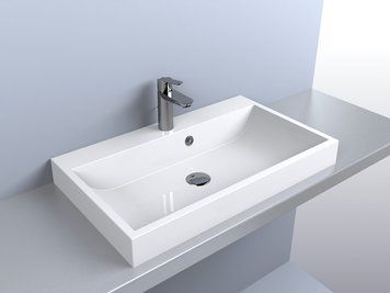 Умывальник накладной VARNA 700x420 Fancy Marble 5107101 фото