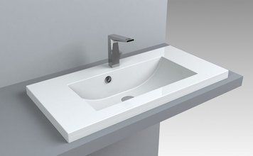 Умывальник мебельный JODY 700х390 Fancy Marble 1608101 фото