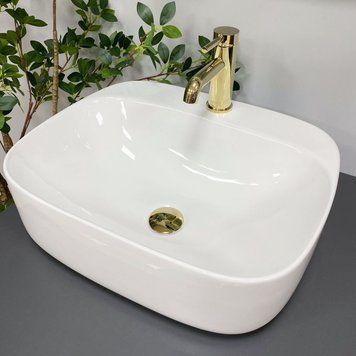 Умывальник (раковина) VBI NARNI M WHITE накладной VBI-014900 фото