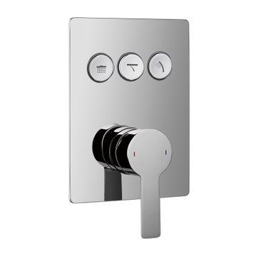 SMART CLICK смеситель для душа скрытый монтаж, 3 режима, хром ZMK101901202 фото