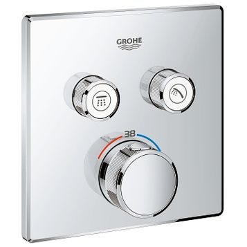 Термостат для душу Grohe Grohtherm SmartControl, зовнішня частина, на 2 точки 29124000 фото