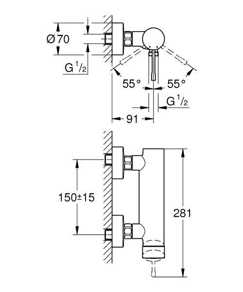 Змішувач для душу Grohe Essence New 33636AL1 33636AL1 фото