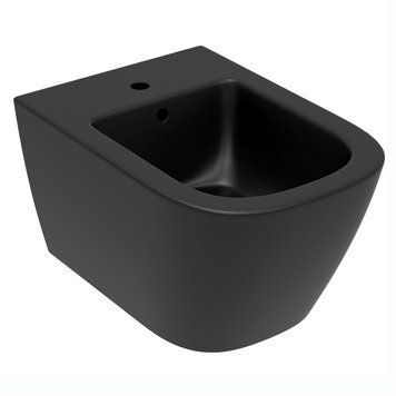 SOLO біде підвісне 53,5 * 36 * 29 см, колір чорний мат 13-55-112Black фото