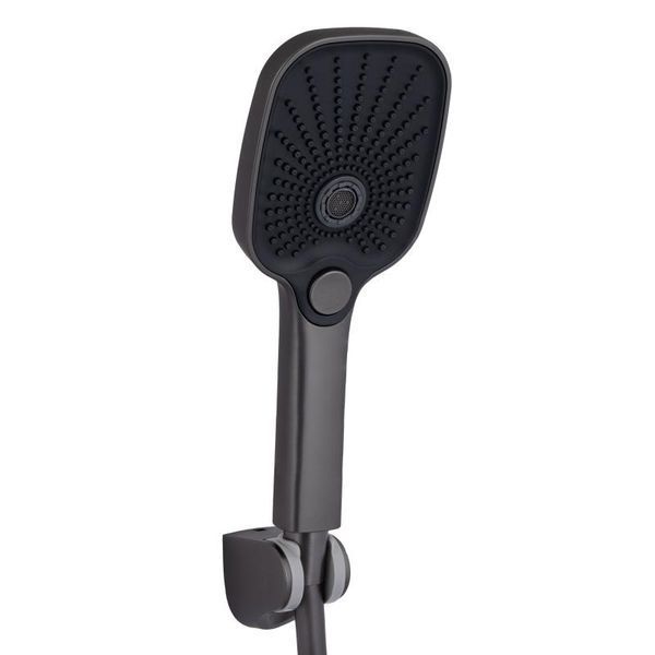 Змішувач для ванни Qtap Gemini (з душовим гарнітуром) QTGEM259GMB45684 Gunmetal Black PVD SD00051808 фото
