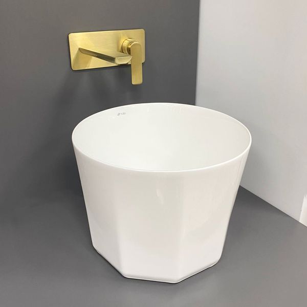 Умивальник (раковина) VBI PRAZZO WHITE накладний VBI-016604 фото