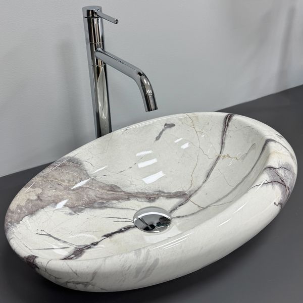 Умивальник (раковина) VBI VICENZA SAND GLOSSY накладний VBI-014803 фото