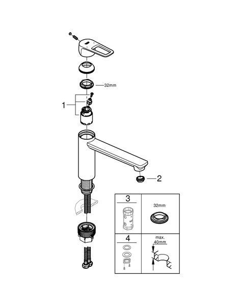 Смеситель для кухни Grohe BauLoop New 31706000 31706000 фото