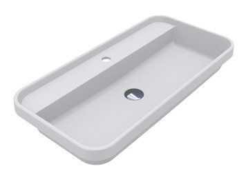 Умывальник врезной MIRAGGIO OCEAN 14,2*80*40 Mirasoft Белый 8813824 8813824 фото