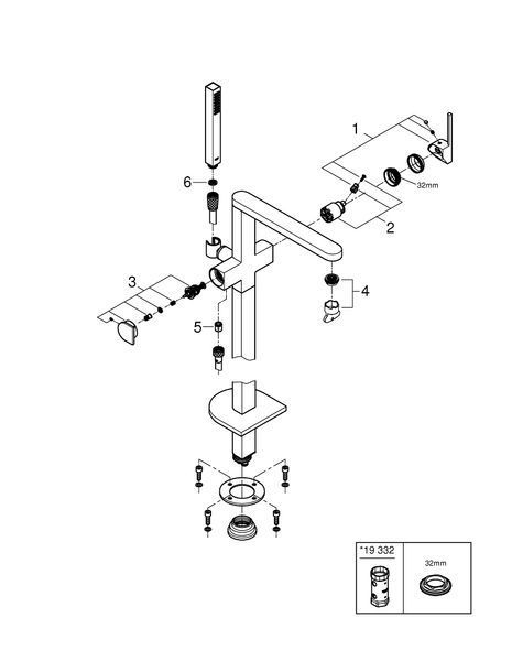 Змішувач для ванни Grohe Plus 23846003 23846003 фото
