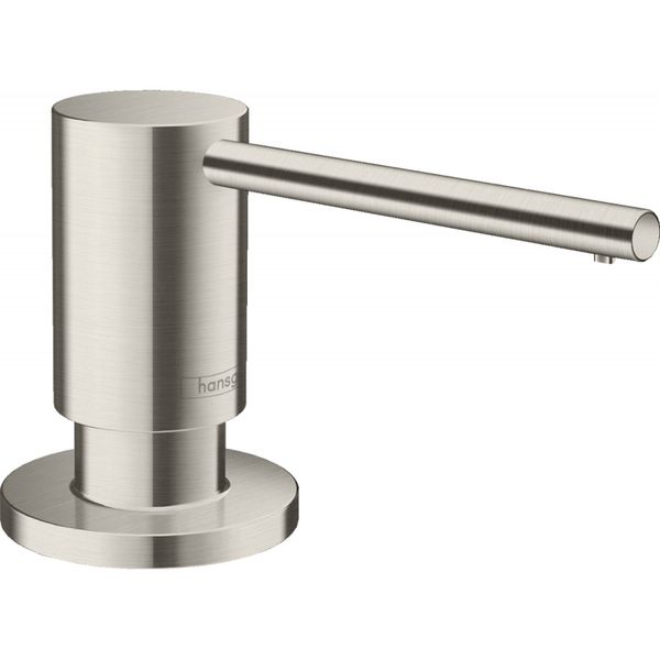 Дозатор кухонний для миючого засобу Hansgrohe A41, 500 ml, Stainless Steel Finish (40438800) 40438800 фото