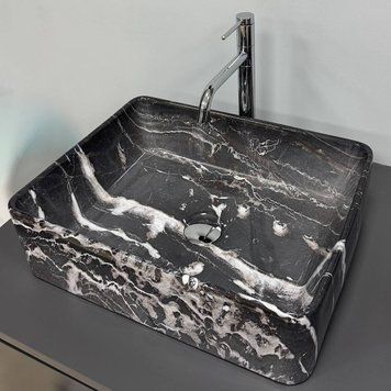 Умивальник (раковина) VBI ASTI M BLACK ONYX накладний VBI-013006 фото