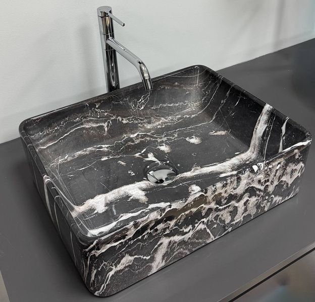 Умивальник (раковина) VBI ASTI M BLACK ONYX накладний VBI-013006 фото