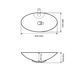 Умывальник (раковина) VBI CAROVILLI WHITE накладной VBI-015504 фото 3