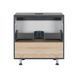 Тумба напольная Qtap Robin 600х616х437 Graphite/Whitish oak со столешницей QT1380TNН6002GWO SD00045872 фото 3