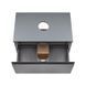 Тумба напольная Qtap Robin 600х616х437 Graphite/Whitish oak со столешницей QT1380TNН6002GWO SD00045872 фото 6