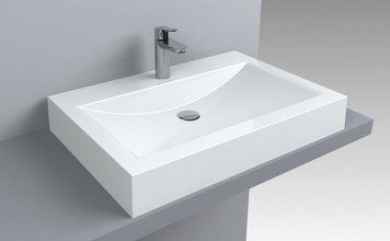 Умывальник мебельный LILLY 700x500 Fancy Marble 4207101 фото