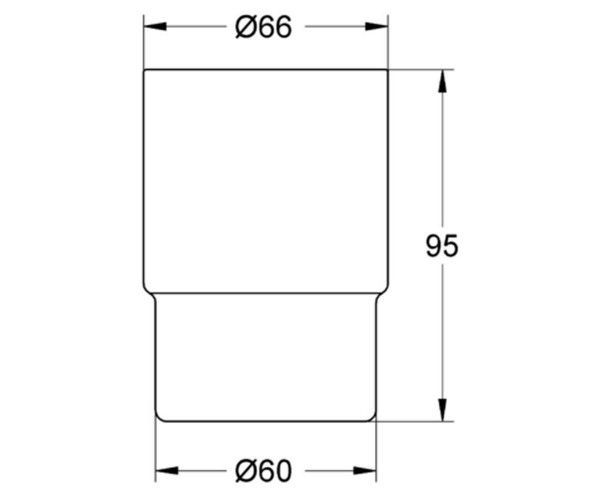 Склянка скляна Grohe Essentials 40372001 фото