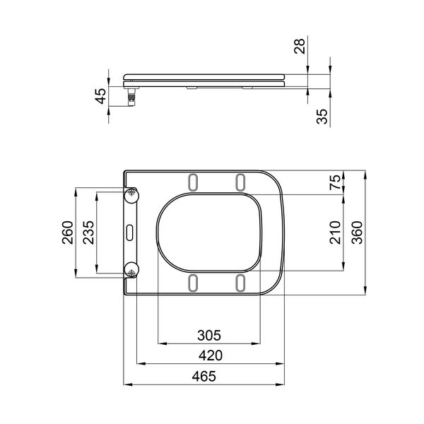 Сидіння для унітазу Qtap (Tern) з мікроліфтом Slim QT99HXU10W SD00046073 фото