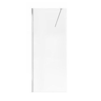 Душевая перегородка Qtap Walk-In Standard CRM209.C8 90х190 см, стекло Clear 8 мм, покрытие CalcLess SD00045303 фото