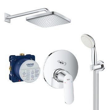Душевая система скрытого монтажа со смесителем Grohe Eurosmart Cosmopolitan New Tempesta 250 RU264 UA26415SC4 фото