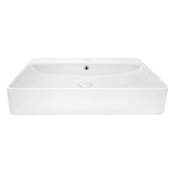 Раковина Qtap Nando 710х425х135 White з донним клапаном QT1211K427W SD00040953 фото